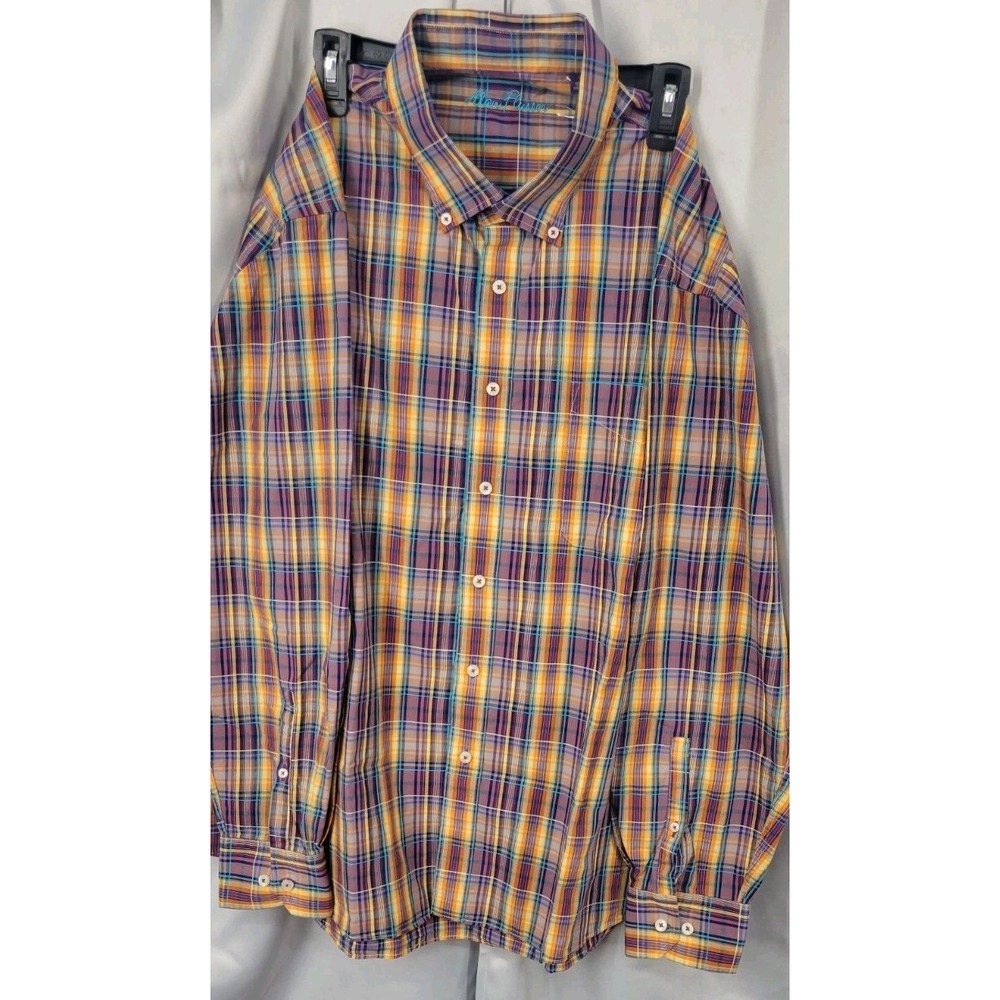 Mens 2xl Alan Flusser Button Up Long Sleeve Shirt
